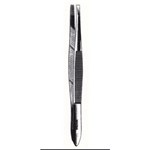 Square End Dressing Forcep Serrated 4.5"