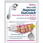 Visco Gel Hammer Toe Crutch lg 4/pk