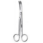 Mayo Scissors Curved TC 9"