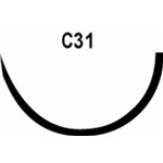 3/0 SILK 18 BLK C31 12/BX