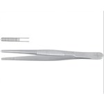 Dressing Forcep Straight Serrated 12"