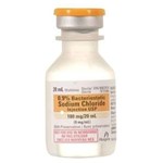 NACL 0.9% Bacteriostatic 20ml 25/bx