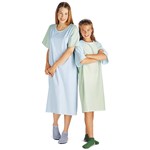 Flannel Adolescent Patient Gowns 12/bx