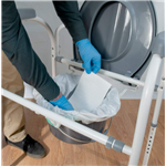 Zorbi Commode Bags w/Pad 20rl/bx