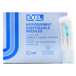Exel Needle 23g x 3/4" 100/20bx/cs