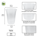 9oz Clear Plastic Cold Cups 500/case