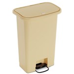 Plastic Waste Receptacle 8gl Beige