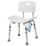 Deluxe Shower Chair with Back