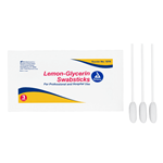 Lemon/Glycerin Swabsticks 3's 25/10BX/CS