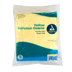 Isolation Full Gown -Yellow 50/CS