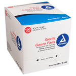 Gauze Sterile 4x4 12ply 1/100E/12TY/CS