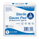 Gauze Sterile 4x4 12ply 1/100E/12TY/CS