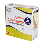 Cotton Stockinette 3" x 25yds 1rl/4bx/cs