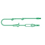 IV Set 15 drop/mL 92" 2 Site 50/cs