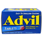 Advil 200mg 100/bx