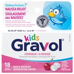 GRAVOL KIDS CHEWABLES 15mg 18/BX