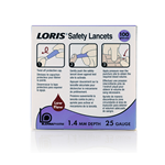 Loris Safety Lancets 100/20bx/cs