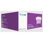 Face Mask with Shield Tie-On 25/4bx/c