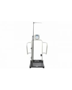 Digital Platform Scale with Handrails & Height Rod