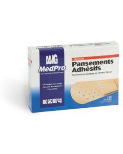 MedPro® Plastic Adhesive Bandages 3/4 in x 3 in