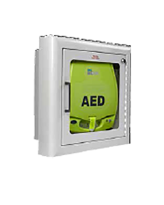 ZOLL® AED Plus Semi-Recessed Wall Cabinet