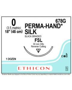 ETHICON PERMAHAND® Silk Suture 0 FSL
