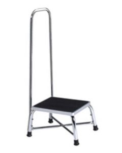 Step Stool with Handrail Bariatric