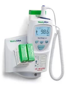 Welch Allyn® SureTemp Plus 692 Rectal 9ft Thermometer with Wall Mount