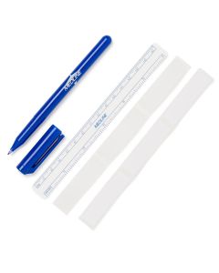 Fine Tip Skin Marker with Ruler and Labels