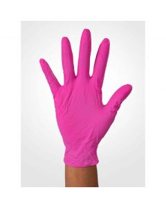 Aurelia® Blush Pink Nitrile Gloves Large