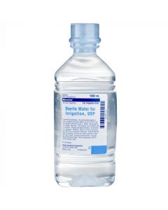 Baxter™ Sterile Water for Irrigation USP 1000ML Plastic Pour bottle